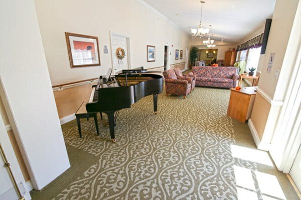 Brookdale Avondale Sitting Area and Piano