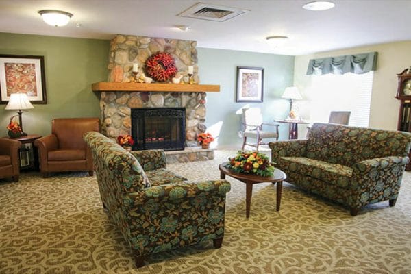 Brookdale Lakewood Fireside Lounge