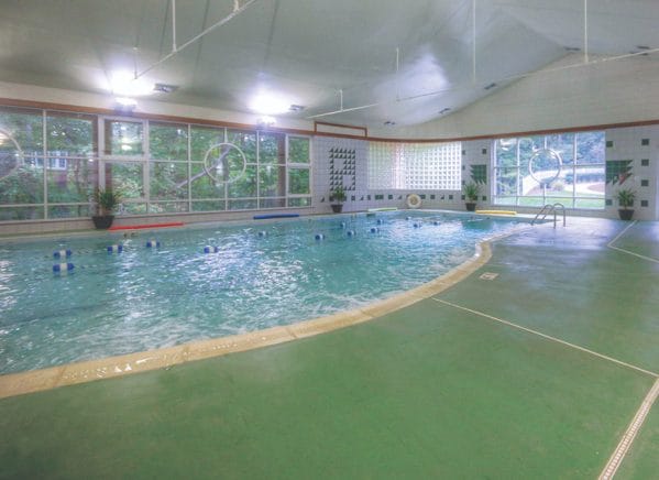 Indoor swimming pool at Brookridge Retirement Community