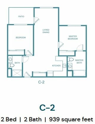 C-2 Floor Plan at Mission Commons