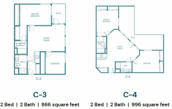 C3 and C4 Floor Plan at Columbus Estates