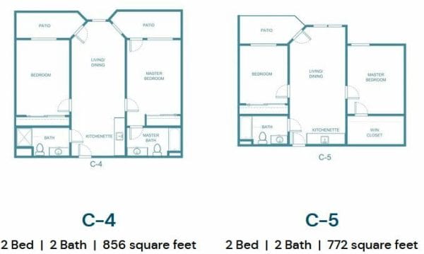 C4 and C5 Floor Plan at The Palms