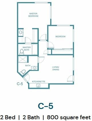 C5 Floor Plan at Columbus Estates