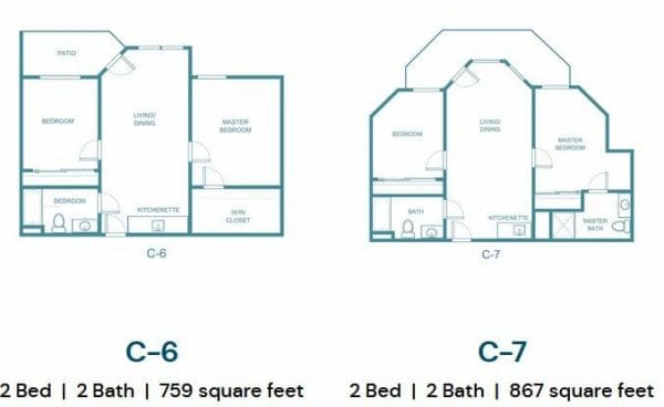 C6 and C7 Floor Plan at The Palms