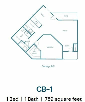 CB1 Floor Plan at Sierra Hills