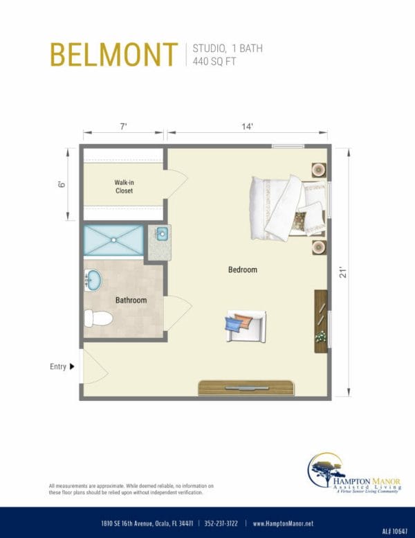 Hampton Manor - Deerwood floor plan 2