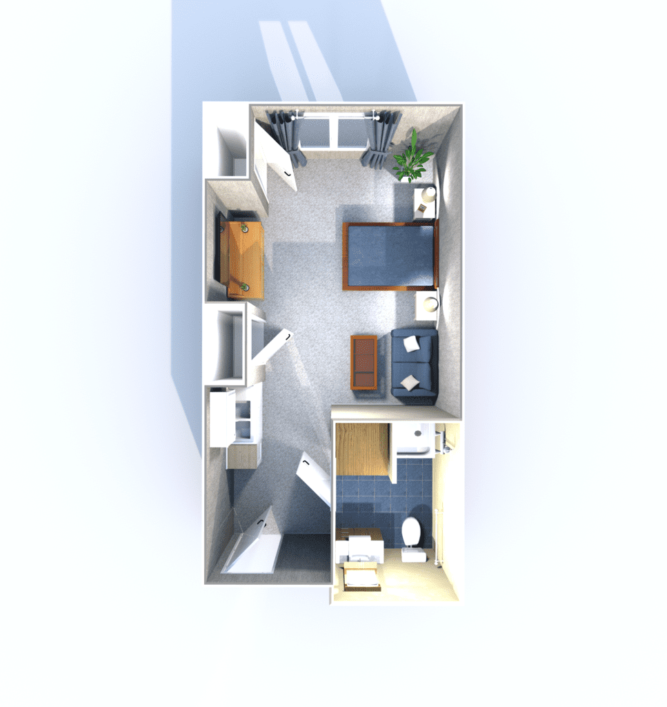Carteret Landing Assisted Living floor plan 1
