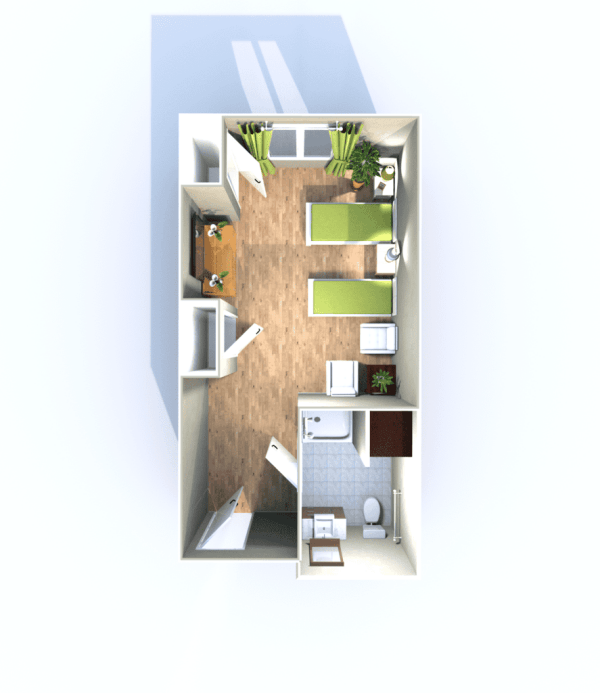 Carteret Landing Assisted Living Floor Plan