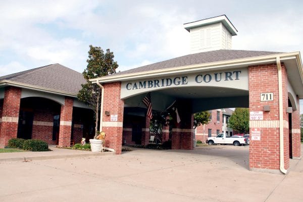 Cambridge Court Covered Entrance