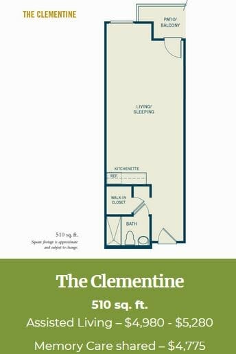 The Clementine Floor Plan at The Groves