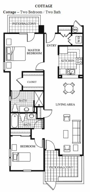 Cottage Floor Plan at Maravilla