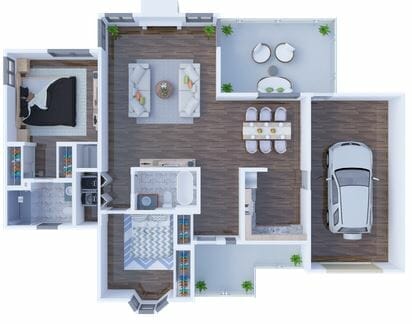 Cottage Floor Plan at Solstice at Apply Valley