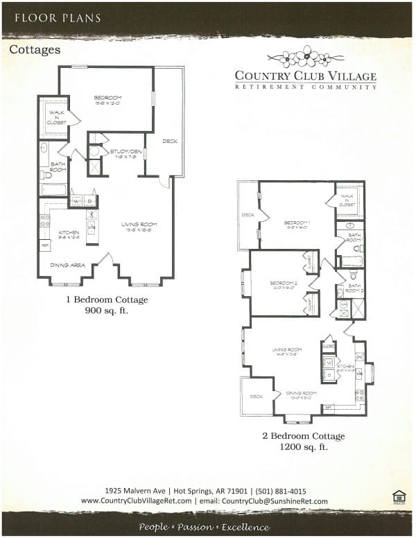 Country Club Village floor plan 3