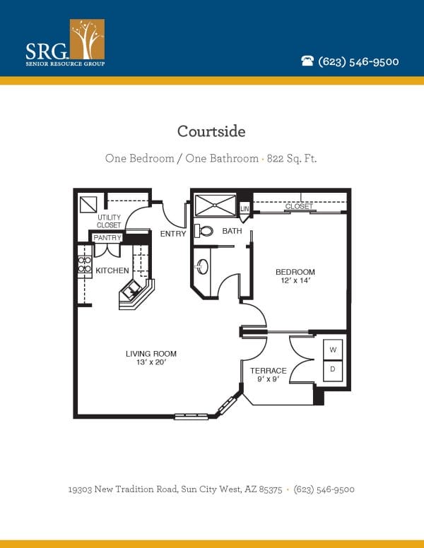 The Heritage Tradition Courtside floor plan