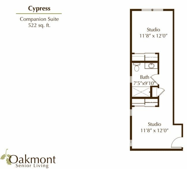 Cypress Floor Plan at Oakmont of San Antonio