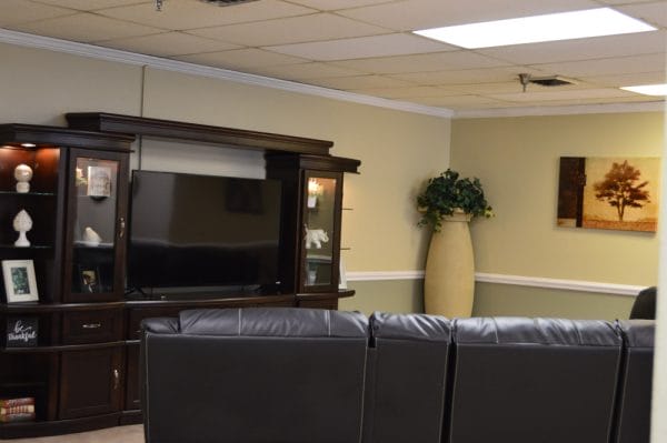 New Port Richey Center for Assisted Living and Memory Care community living room