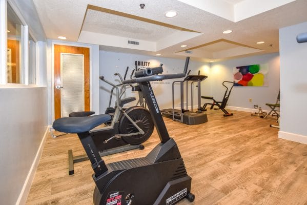 Woodland Towers fitness center