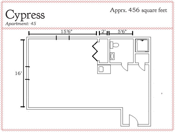 Columbia Cottage - Florence floor plan 3