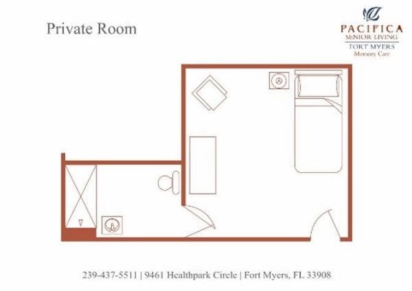 Pacifica Senior Living Fort Myers floor plan 2