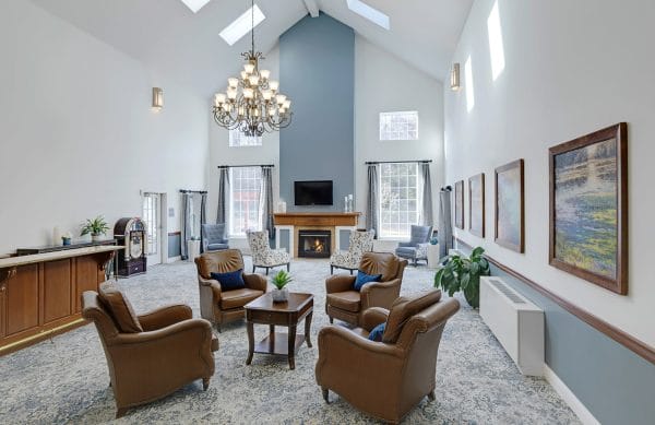 The Residence at Ferry Park community living room
