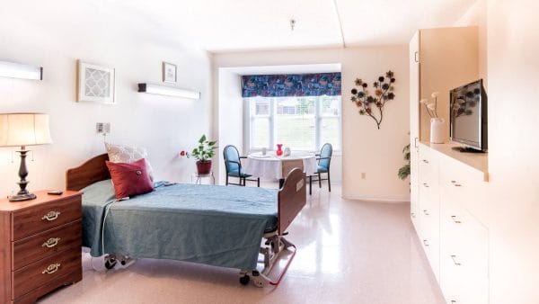Five Oaks Rehabilitation and Care Center Resident Room