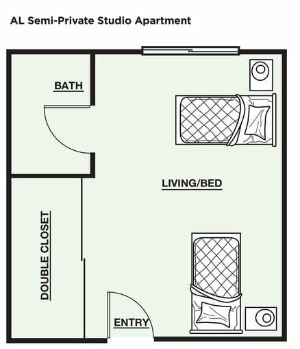 Floor Plan 3 at Fountain Square of Lompoc