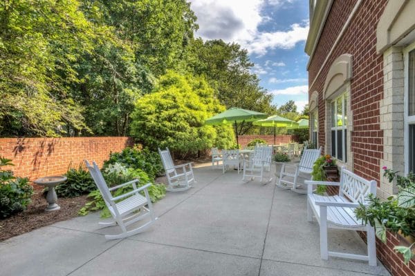 Forest Heights Senior Living Patio
