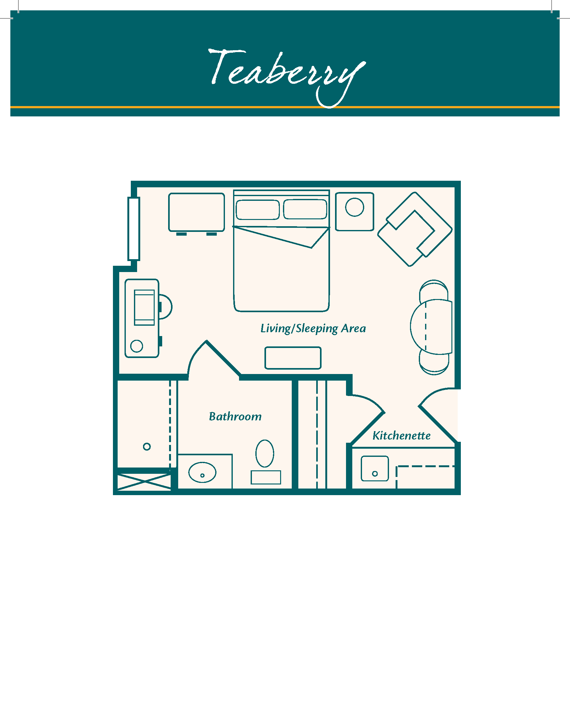 HarborChase of Gainesville Floor Plan-teaberry
