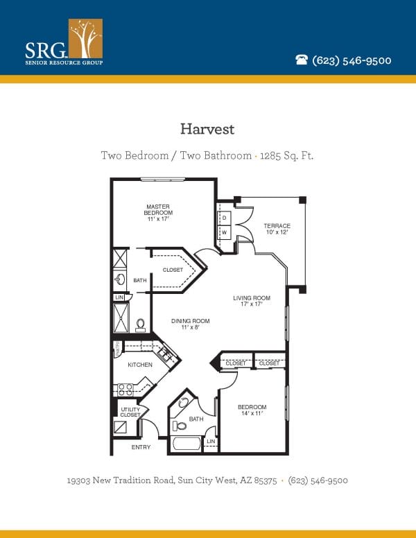 The Heritage Tradition Harvest A floor plan
