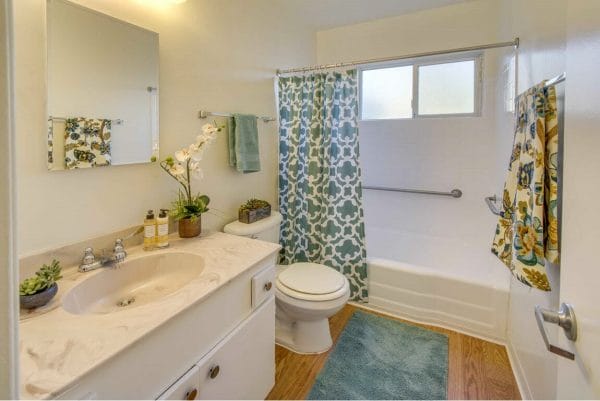Bathroom in Model Apartment at Heritage Park at Monrovia