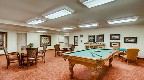 Holiday Paradise Springs Billiards Area