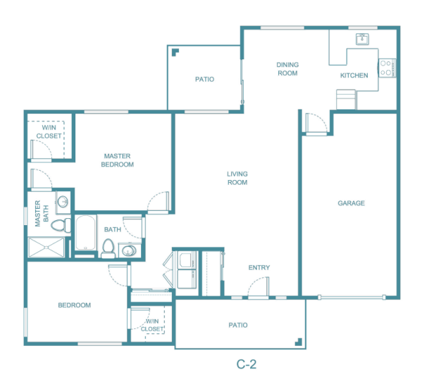 Holiday Sterling Court Cottage Floor Plan
