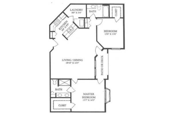 The Forum at Lincoln Heights floor plan 13