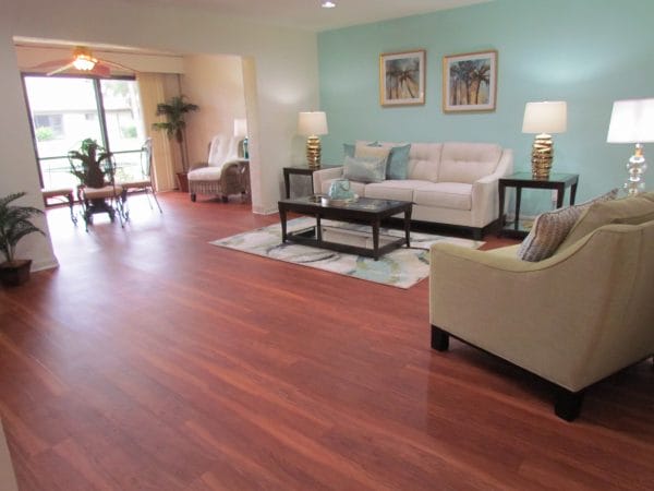 interior photo with hardwood floors, living area at lely palms