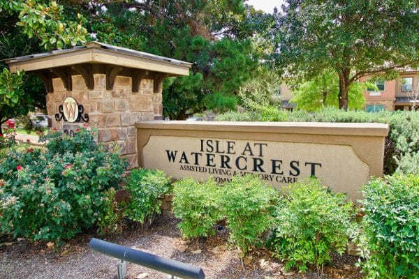 Isle at Watercrest Mansfield Sign