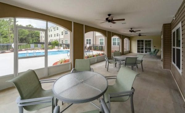 Katie Manor Apartments Poolside Screened Porch