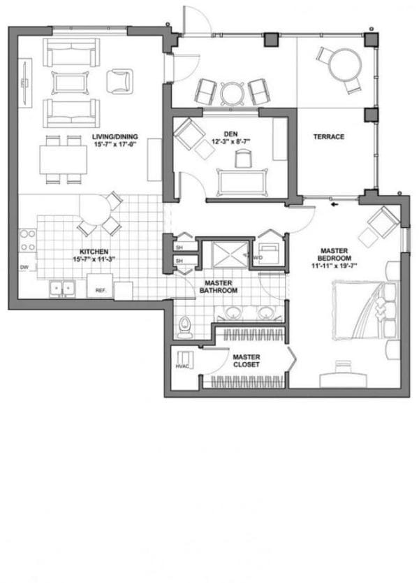 Lakeview Terrace Floor Plan