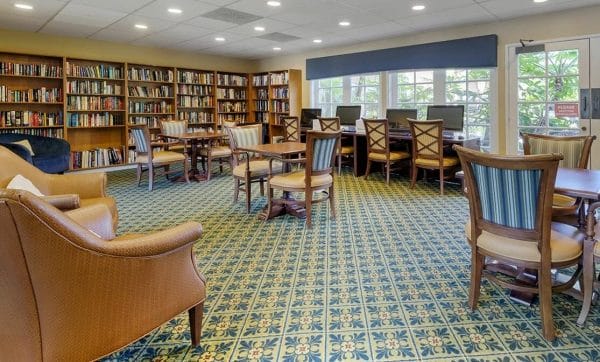 Library at Brookdale South Bay