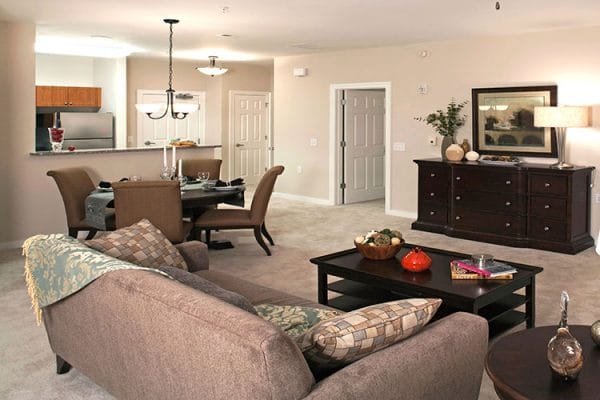 Model apartment home interior at Danberry At Inverness
