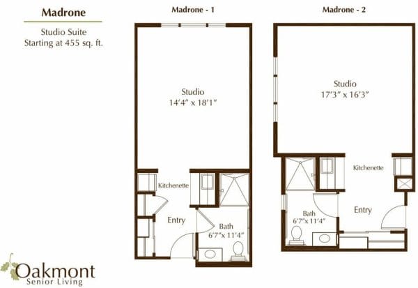 Madrone Floor Plan at Oakmont of Orange