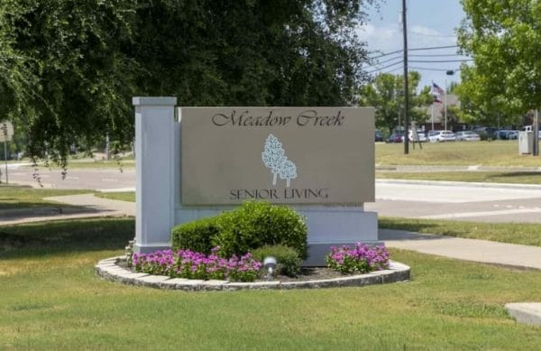 Meadow Creek Assisted Living Sign