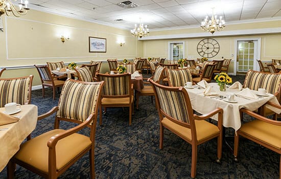 Resident Dining Area at Main Entrance at Millcroft