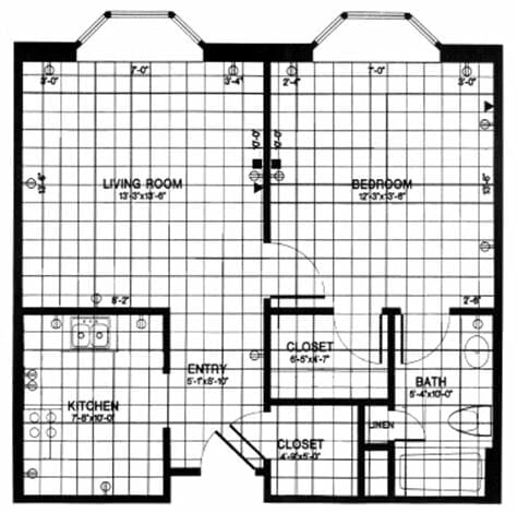 Model M Floor Plan at Fowood Manor