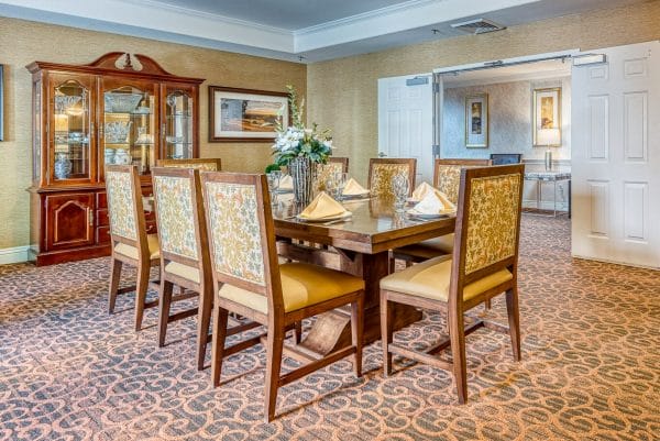 Private Dining Room at Pacifica Senior Living Chino Hills