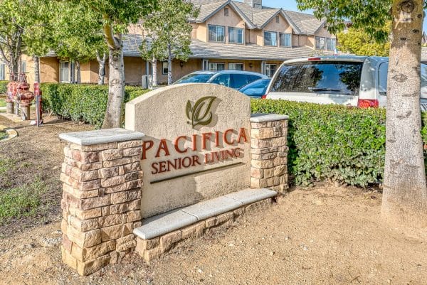 Street Sign at Pacifica Senior Living Chino Hills