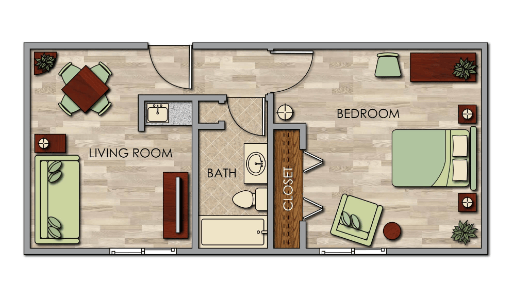 Pacifica Senior Living Woodmont Floor Plan2