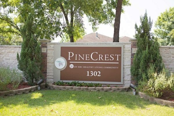 Pinecrest Retirement Community Sign
