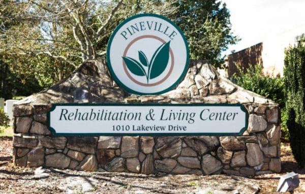 Pineville Rehabilitation and Living Center Sign
