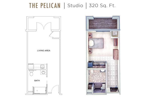 Seagrass Village of Port Orange The Pelican floor plan