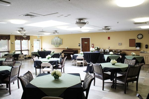 Miller's Merry Manor - Portage community dining room